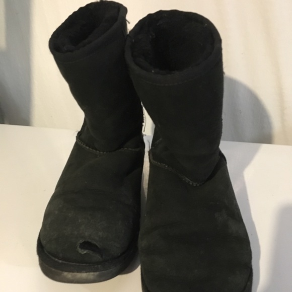 ladies black ugg boots